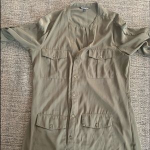 Army Green Express Dress, size medium